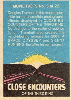 1978 Topps Close Encounters of the Third Kind #53 Aliens walk among the humans! Back