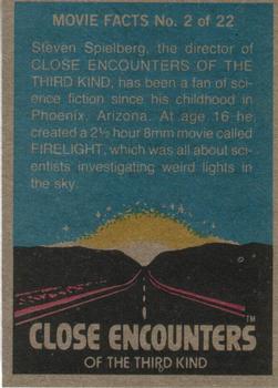 1978 Topps Close Encounters of the Third Kind #9 Jillian Guiler searches for her little boy Back