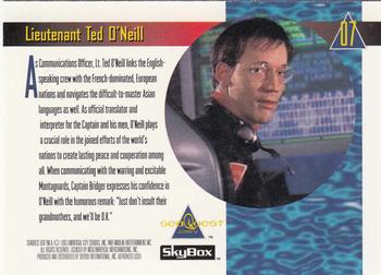 1993 SkyBox SeaQuest DSV #07 Lieutenant Ted O'Neill Back