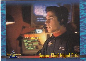 1993 SkyBox SeaQuest DSV #09 Sensor Chief Miguel Ortiz Front