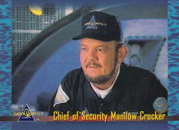 1993 SkyBox SeaQuest DSV #10 Chief of Security Manilow Crocker Front