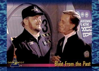 1993 SkyBox SeaQuest DSV #34 Blast from the Past Front