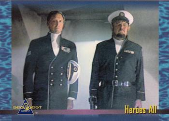 1993 SkyBox SeaQuest DSV #52 Heroes All Front