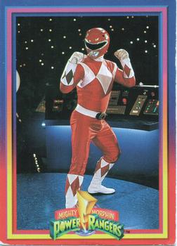 1994 Collect-A-Card Mighty Morphin Power Rangers (Hobby) #32 The Red Ranger Front