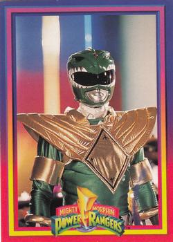 1994 Collect-A-Card Mighty Morphin Power Rangers (Hobby) #37 The Green Ranger Front
