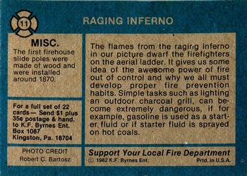 1982 K.F. Byrnes Fire Department #11 Raging Inferno Back