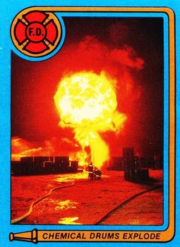1982 K.F. Byrnes Fire Department #1 Chemical Drums Explode Front