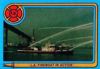 1982 K.F. Byrnes Fire Department #5 L.A.  Fireboat in Action Front