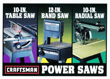 1995-96 Craftsman #10 Power Saws Front