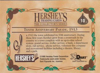 1995 Dart 100 Years of Hershey's #10 Tenth Anniversary Parade, 1913 Back