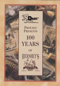 1995 Dart 100 Years of Hershey's #1 100 Years of Hershey's Front