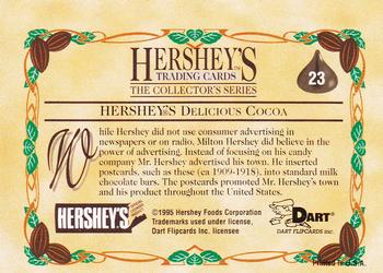 1995 Dart 100 Years of Hershey's #23 Hershey's Delicious Cocoa Back