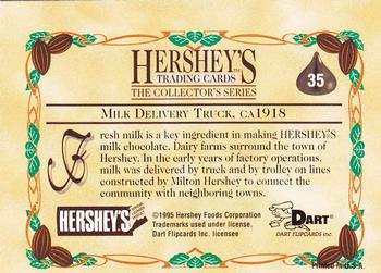 1995 Dart 100 Years of Hershey's #35 Milk Delivery Truck, ca 1918 Back