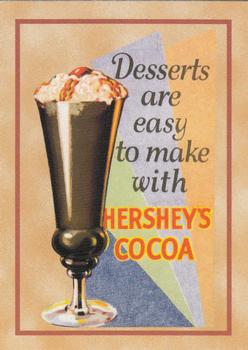 1995 Dart 100 Years of Hershey's #55 Easy Desserts - Ad, ca 1920 Front
