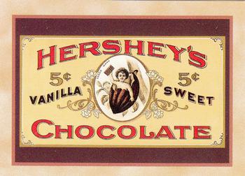 1995 Dart 100 Years of Hershey's #57 Vanilla Sweet Chocolate, ca 1898-1905 Front