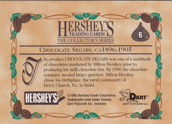 1995 Dart 100 Years of Hershey's #6 Chocolate Segars, ca 1896-1905 Back