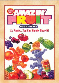 1995 Dart 100 Years of Hershey's #72 Amazin' Fruit Gummy Bears, 1992 Front