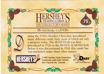 1995 Dart 100 Years of Hershey's #75 Honeybar, ca 1930 Back