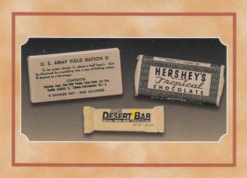 1995 Dart 100 Years of Hershey's #82 Military Ration Bars, 1937-1990 Front