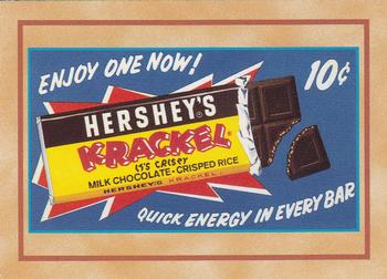 1995 Dart 100 Years of Hershey's #88 Krackel Chocolate Bar Display, 1956 Front