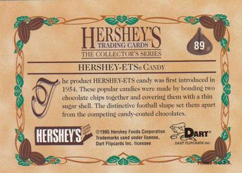 1995 Dart 100 Years of Hershey's #89 Hershey-ets Candy Back