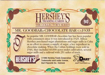 1995 Dart 100 Years of Hershey's #90 Mr. Goodbar Chocolate Bar ca 1935 Back
