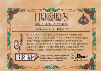 1995 Dart 100 Years of Hershey's #96 Christmas in Hershey Back
