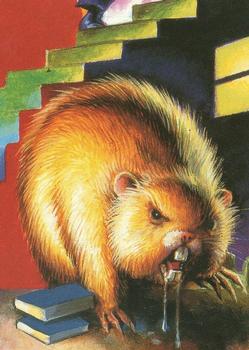 1996 Topps Goosebumps #42 Cuddles the Hamster Front