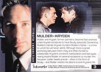 2005 Inkworks X-Files Connections #3 Mulder + Krycek Back