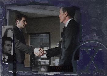 2005 Inkworks X-Files Connections #8 Mulder + Doggett Front
