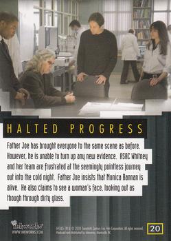 2008 Inkworks X-Files I Want to Believe #20 Halted Progress Back