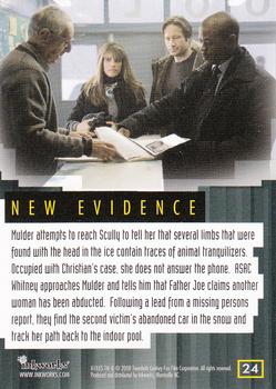 2008 Inkworks X-Files I Want to Believe #24 New Evidence Back