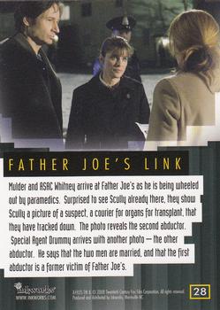 2008 Inkworks X-Files I Want to Believe #28 Father Joe's Link Back