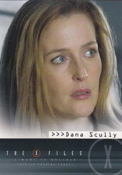 2008 Inkworks X-Files I Want to Believe #3 Dana Scully Front