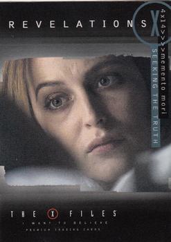 2008 Inkworks X-Files I Want to Believe #61 Seeking the Truth Front