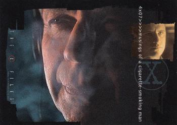 2001 Inkworks X-Files Seasons 4 & 5 #8 4x07>>>>musings of a cigarette-smoking man Front