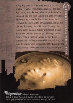2002 Inkworks X-Files Season 8 #29 While Ray stays at a halfway house, a social Back