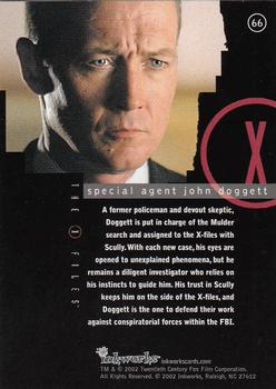 2002 Inkworks X-Files Season 8 #66 Special Agent John Doggett Back