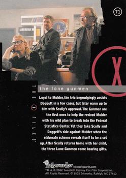 2002 Inkworks X-Files Season 8 #71 The Lone Gunmen Back