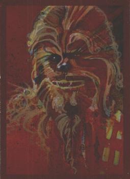 2012 Topps Star Wars Galaxy Series 7 - Foil - Bronze #5 Chewbacca Front