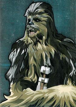 2010 Topps Star Wars Galaxy Series 5 - Foil #3 Chewbacca Front