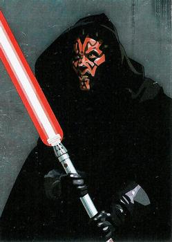 Star Wars Galaxy 6 Topps 2011 Trading Card # 109 The Challenge of Darth Maul 