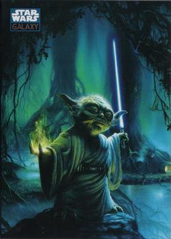 2011 Topps Star Wars Galaxy Series 6 - Promos #P2 Jerry Vanderstelt (Yoda) Front