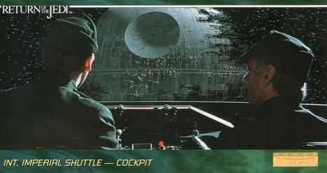 1996 Topps Widevision Star Wars: Return of the Jedi #4 Int. Imperial Shuttle -- Cockpit Front