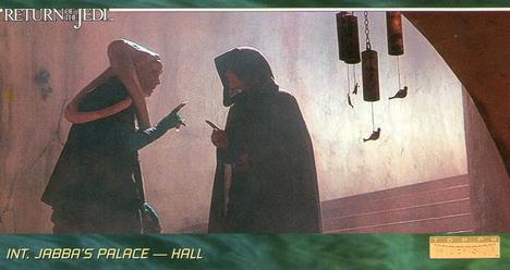 1996 Topps Widevision Star Wars: Return of the Jedi #22 Int. Jabba's Palace -- Hall Front