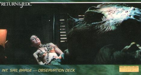 1996 Topps Widevision Star Wars: Return of the Jedi #41 Int. Sail Barge -- Observation Deck Front