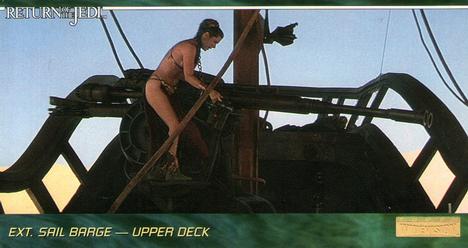 1996 Topps Widevision Star Wars: Return of the Jedi #47 Ext. Sail Barge -- Upper Deck Front