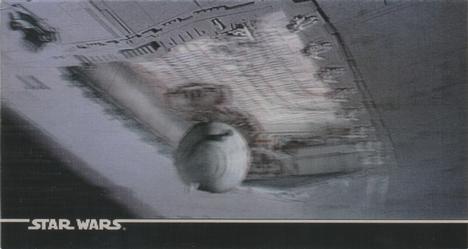 1996 Topps 3Di Star Wars #5 Release of the Escape Pod Front