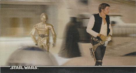 1996 Topps 3Di Star Wars #19 Preparing for Space Travel Front
