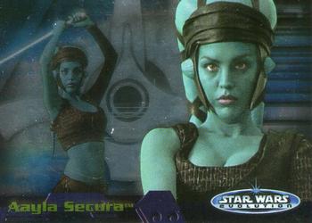 2006 Topps Star Wars: Evolution Update Edition #1 Aayla Secura Front